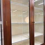 Large Classic English Art Deco Bookcase Library Cabinet