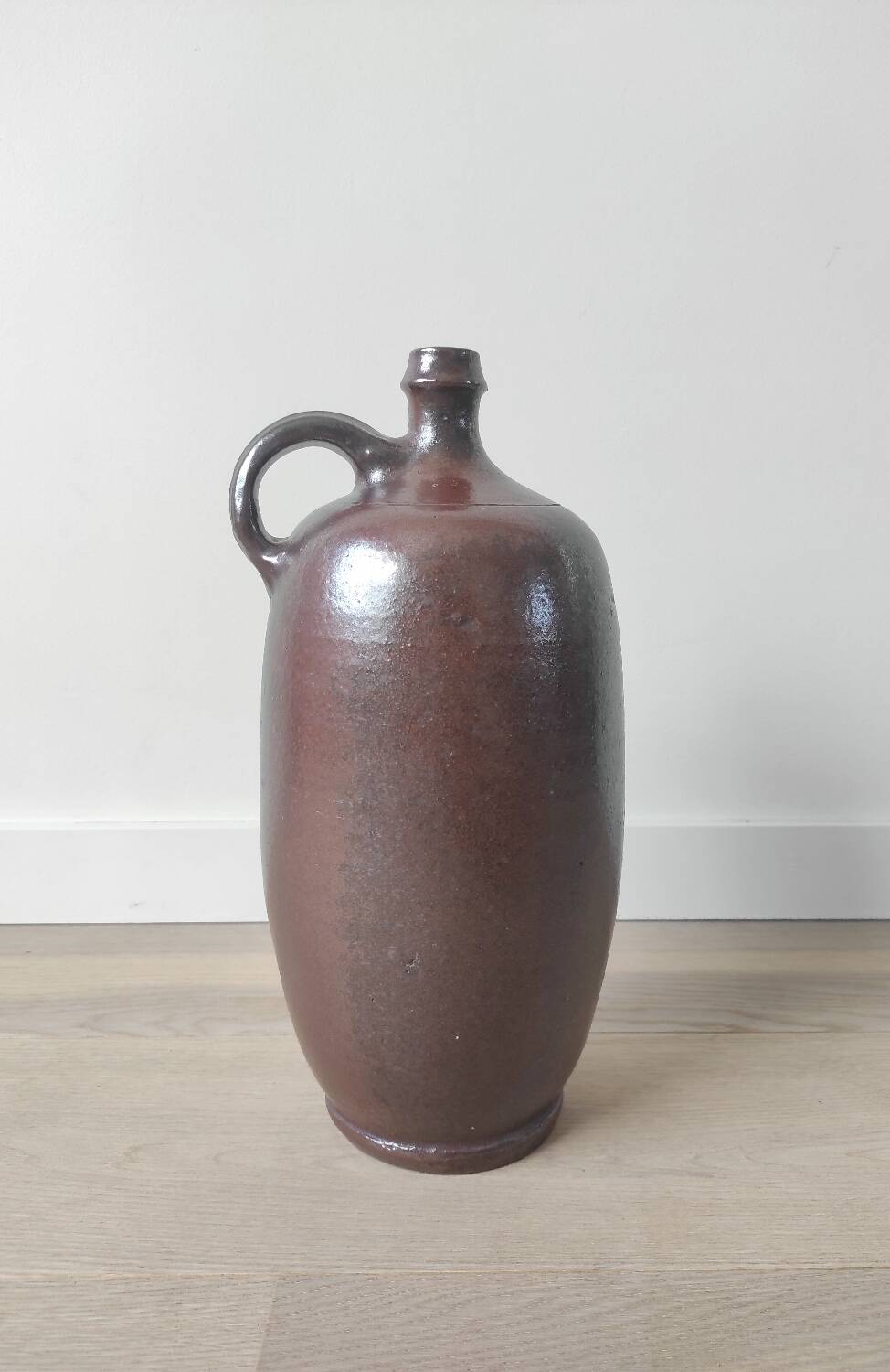 Large glazed terracotta jug, 60s