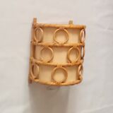 Bamboo wall lamp