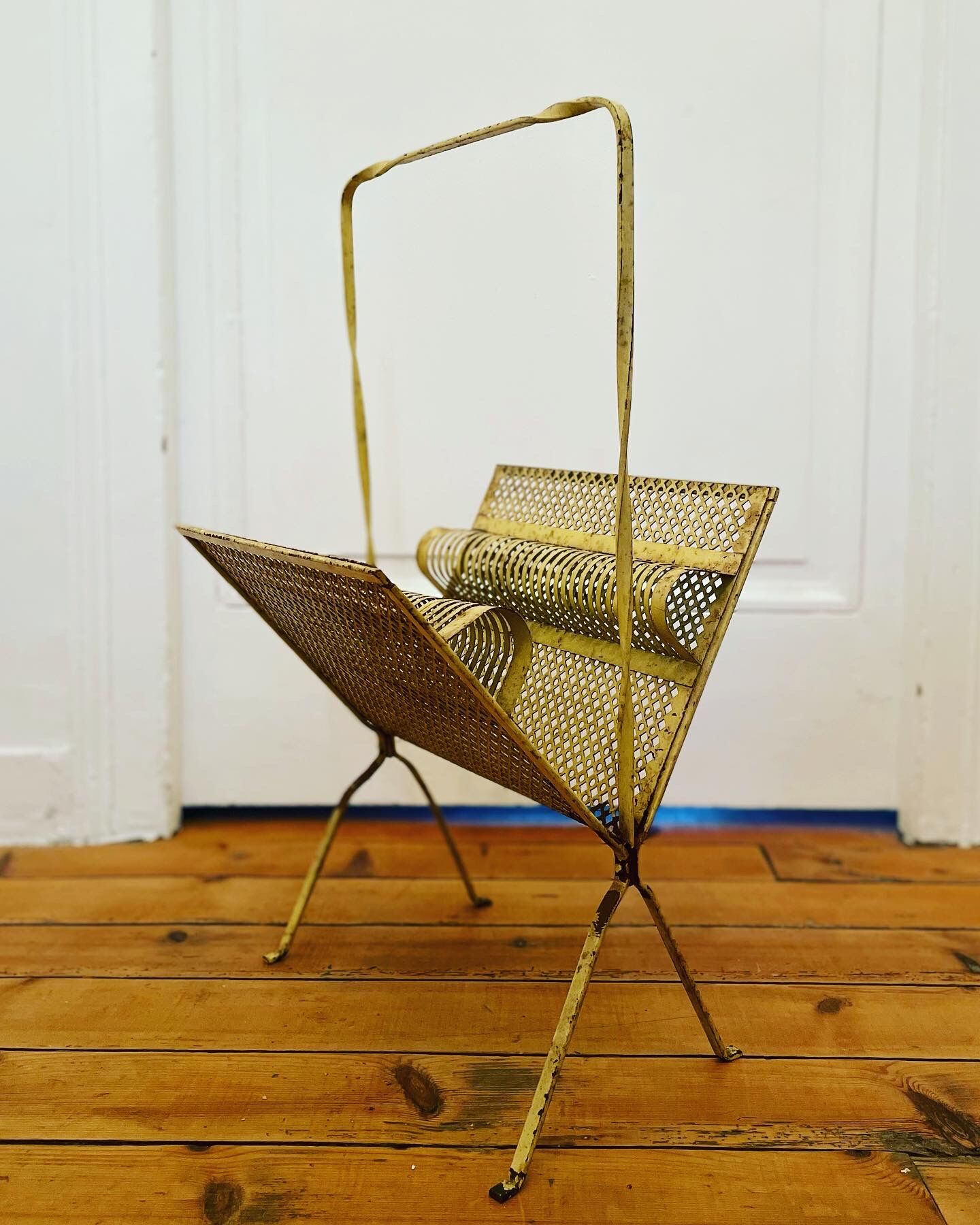 Porte disques vinyles 1950