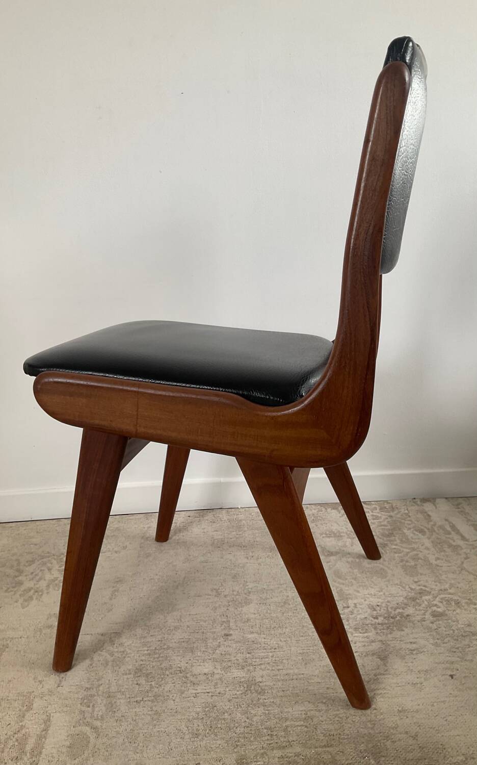 Scandinavian chair attributed to Louis Van Teeffelen from the 1960s