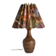 Brown Stoneware Table Lamp, Model number 59617, by Scheurich West Germany 1960s