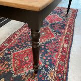 Farm table feet turned