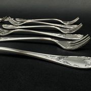 Set of 12 Christofle Marly oyster forks – new in blister pack, sealed original box.