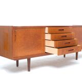 Enfilade danoise en teck de Clausen & Son, 1 960's