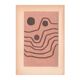 Duo of paintings on paper - M337 and M339 - abstract paintings signed Eawy