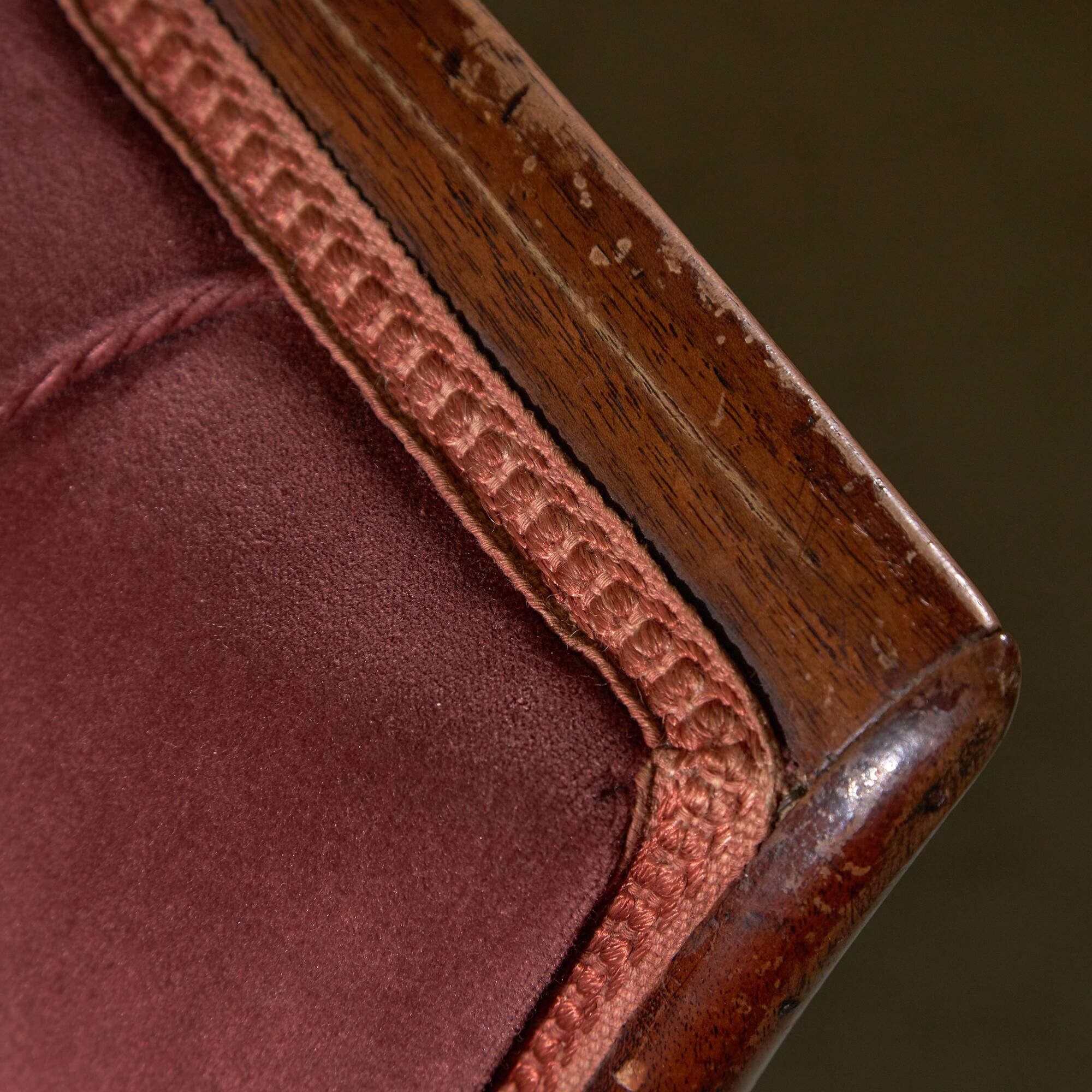 Velvet Armchair Pair by Lajos Kozma, 1925