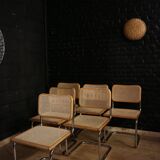 Set of 6 chairs design by Marcel Breuer model B32