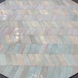 Table basse en zellige marocain 100x40 cm