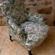 19th century armchair with foliage