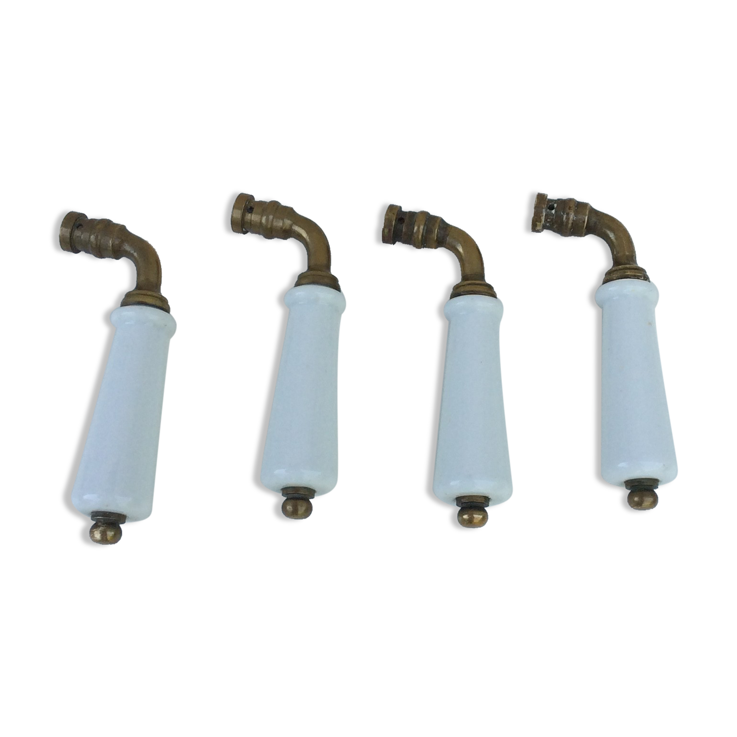 Antique porcelain door handles