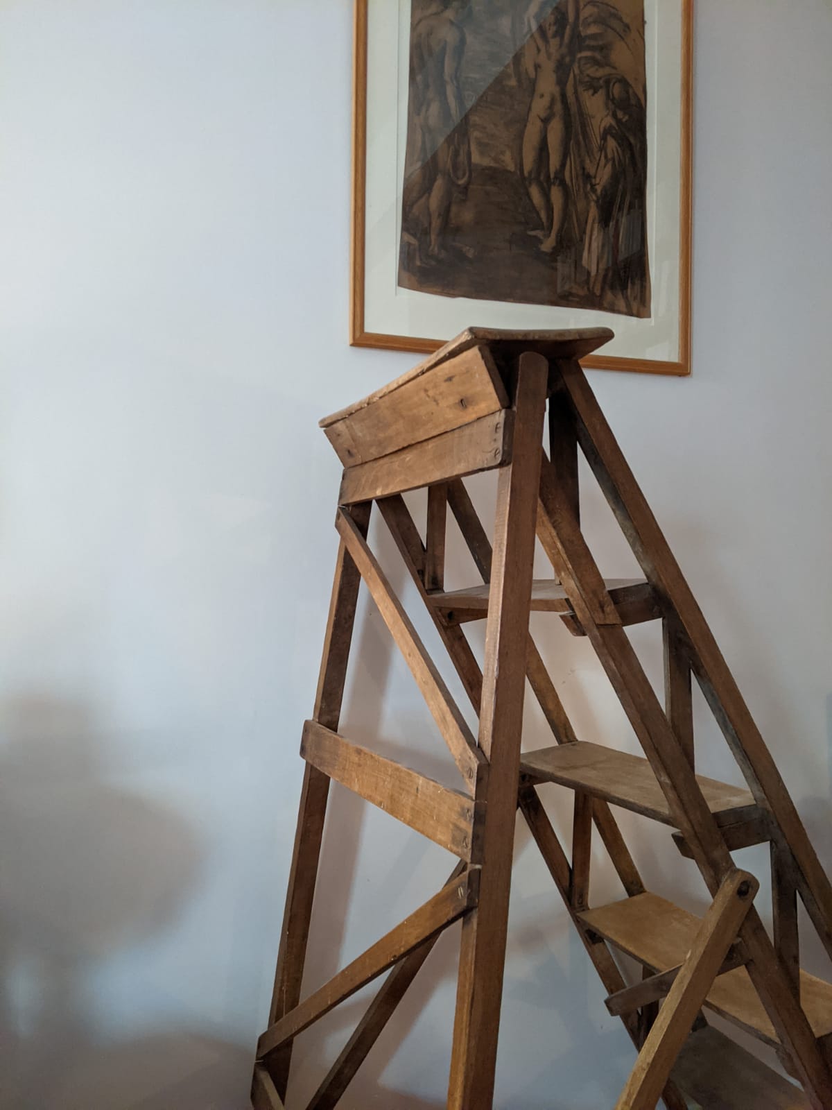 Old painter stepladder
