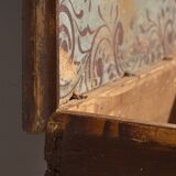 Antique solid wood trunk dated 1836 #13
