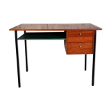 Wood and metal desk