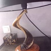 Lampe de salon brutaliste corne de Belier 1970