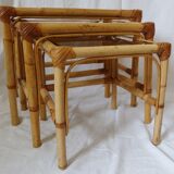 Bamboo nesting tables