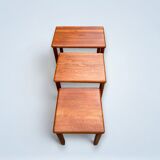 Mid-century teak nesting tables by Salling Stolefabrik, Denmark, 1960s