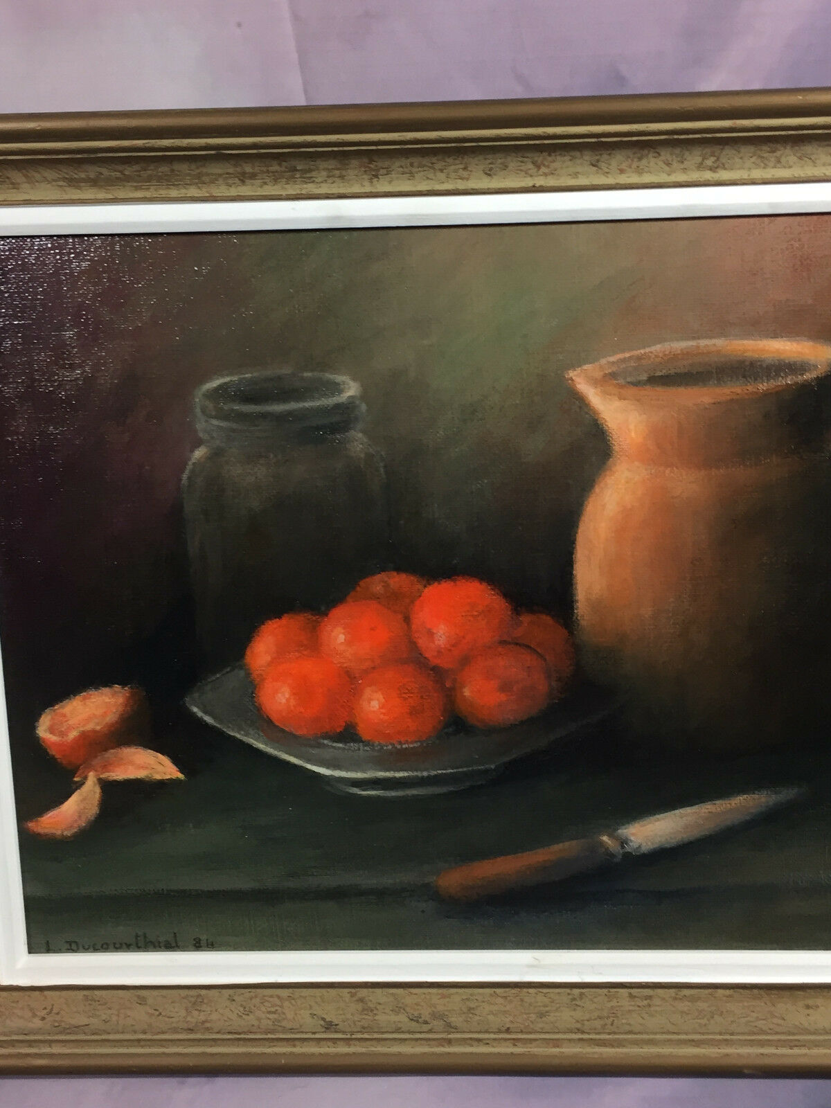 L.Ducourthial's oil-on-frame painting