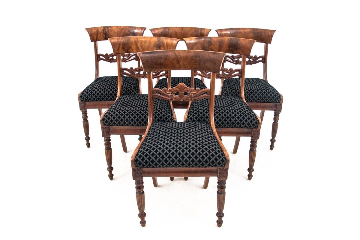 Table complete with six chairs, Northern Europe