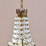 Montgolfiere chandelier in bronze and tassels