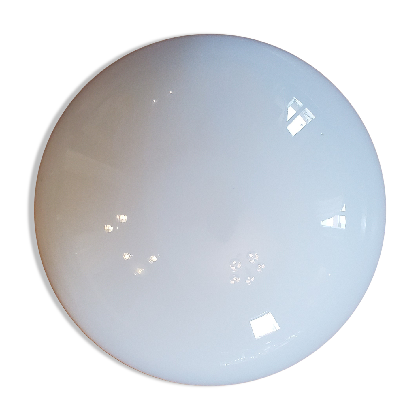 White opaline ceiling lamp