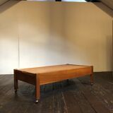 Table basse en teck scandi design Conran Ottoman