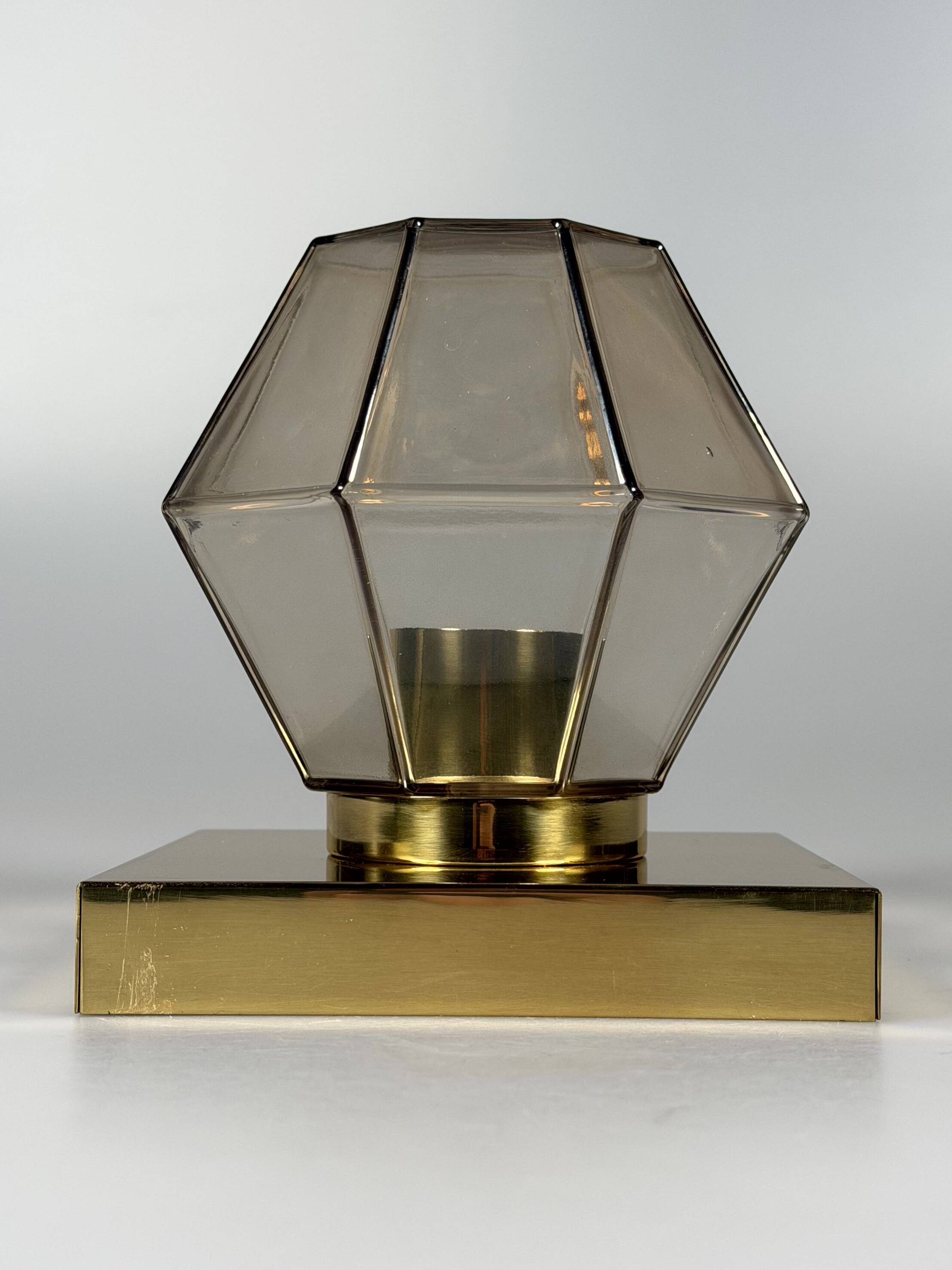 1960s 1970s Wall Sconce Wall Light from Glashütte Limburg Germany Design