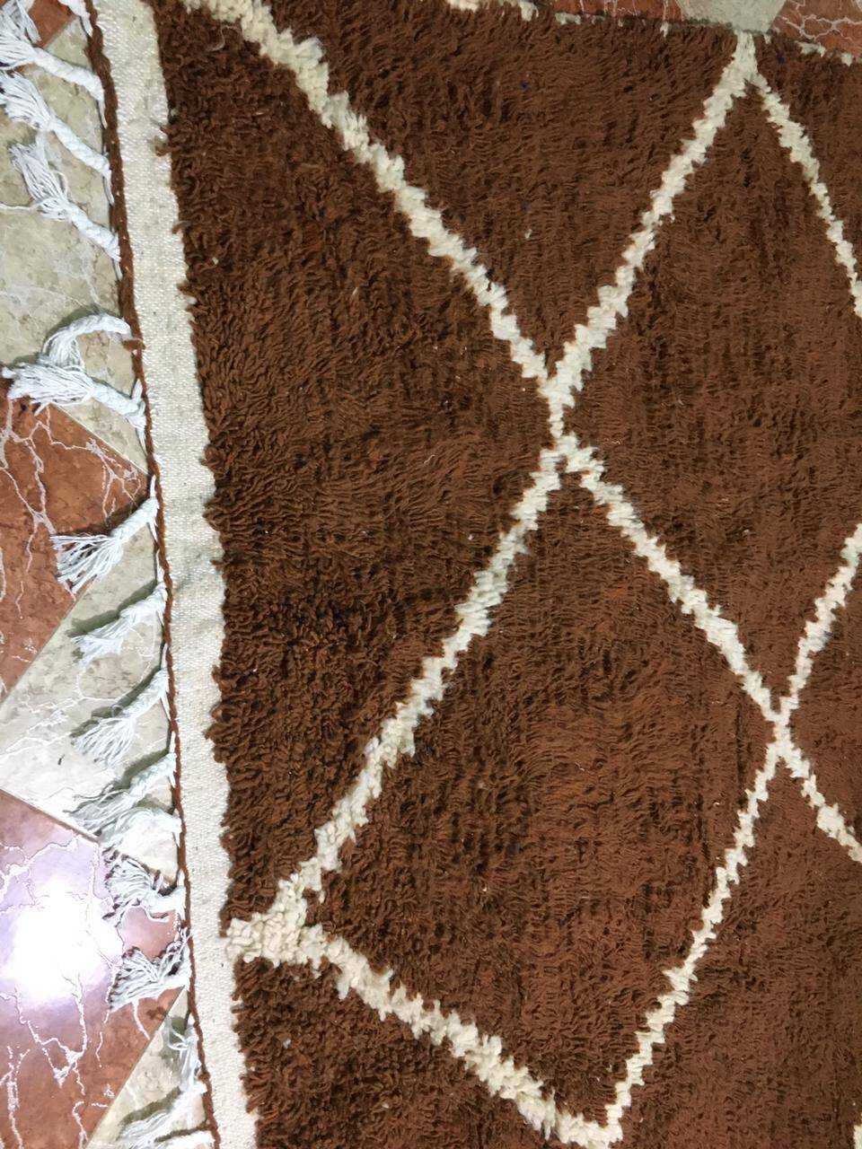 Unique Moroccan rug in wool 200cm x 270cm