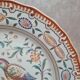 Large vintage plate with bird decor – signed Outeiro