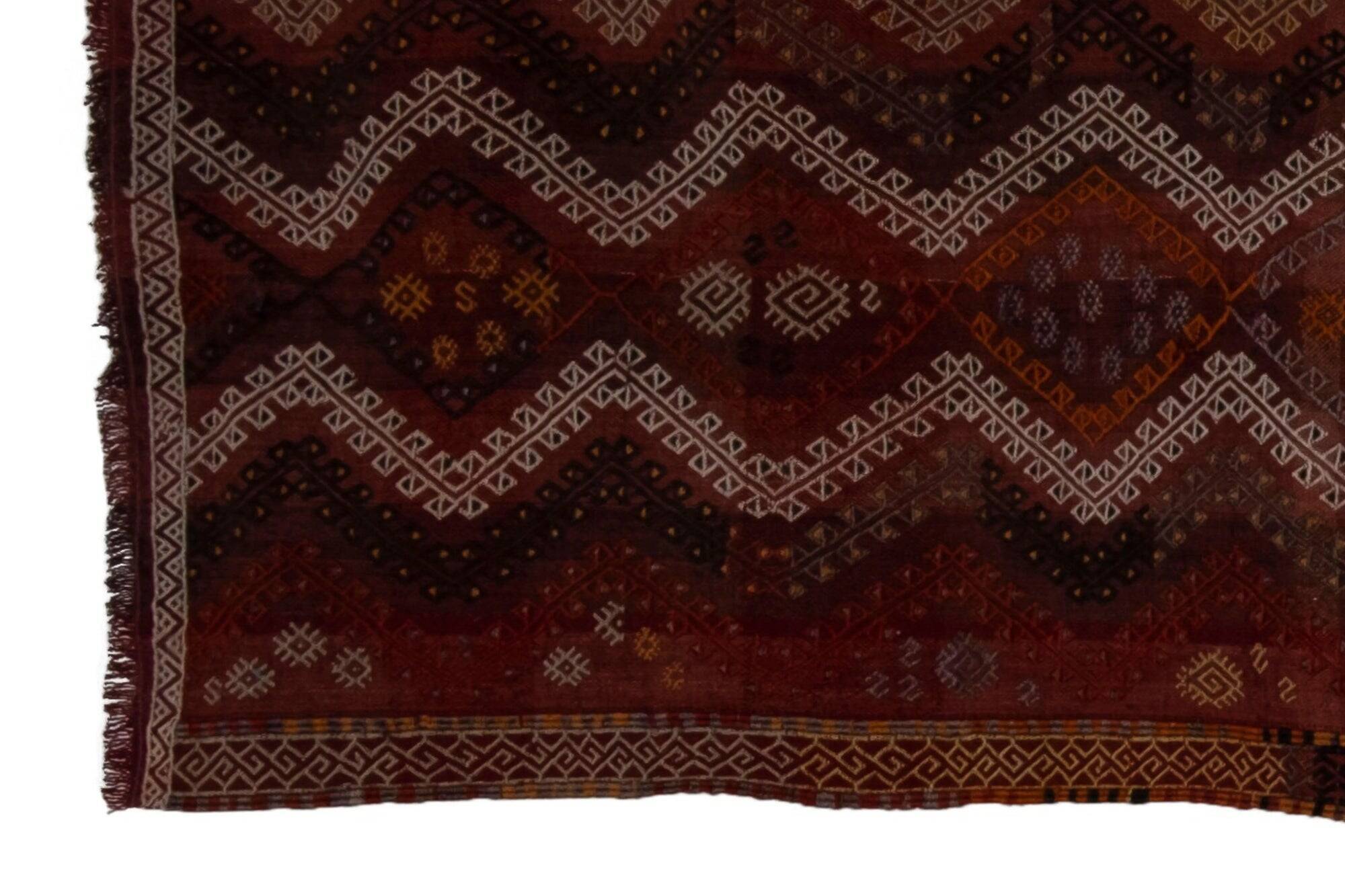 Vintage Turkish hallway rug 75x380 cm