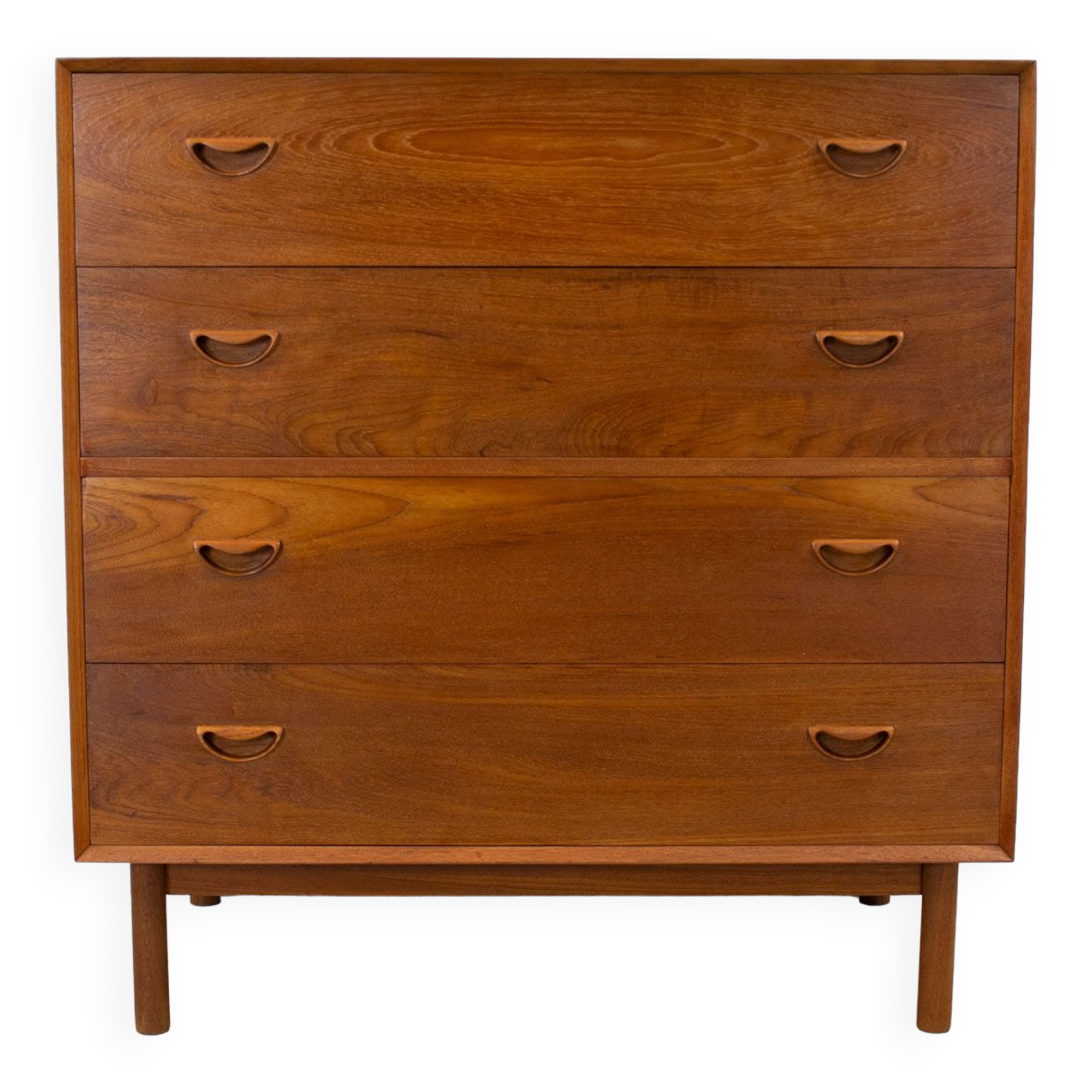 Danish teak vanity chest by Peter Hvidt and Orla Mølgaard-Nielsen for Soborg, 1950s
