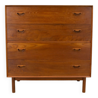 Danish teak vanity chest by Peter Hvidt and Orla Mølgaard-Nielsen for Soborg, 1950s