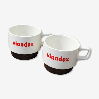 Paire de tasses à Viandox