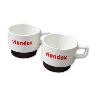 Paire de tasses à Viandox