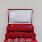 Ménagère 130 pieces en métal argenté orfèvrerie Platil