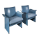 Korium armchairs in leather by Tito Agnoli for Matteo Grassi, 1970s