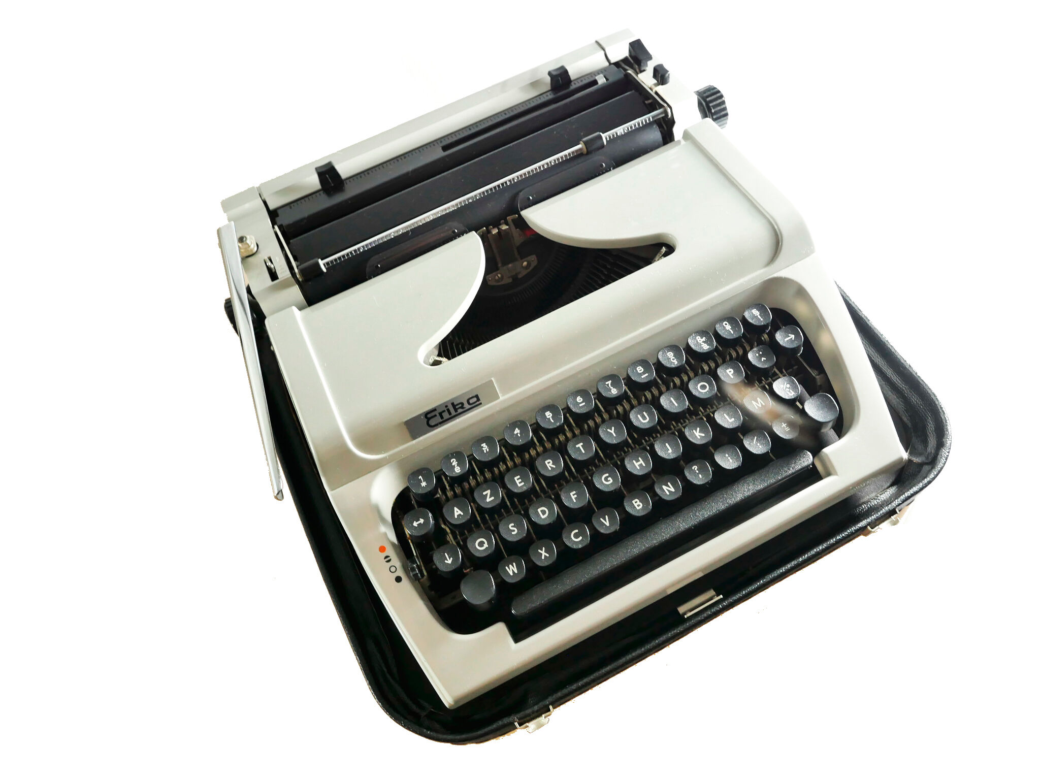 Erika 150 grey collector typewriter revised new ribbon