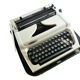 Erika 150 grey collector typewriter revised new ribbon