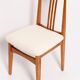 Ivory cream boucle chair mid-century by M. Zielinski, Europe, 1960s