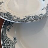 Lot de 6 Assiettes en Terre de Fer Saint-Amand Modèle Suzanne | Vaisse