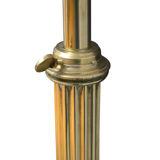 Edwardian Copper and Brass Floor Standard Lamp
