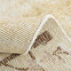 Faded beige classic vintage rug