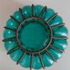 Vintage green blown glass lantern – bohemian spirit – Pier Import