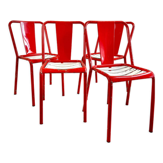 Chaises Tolix T4