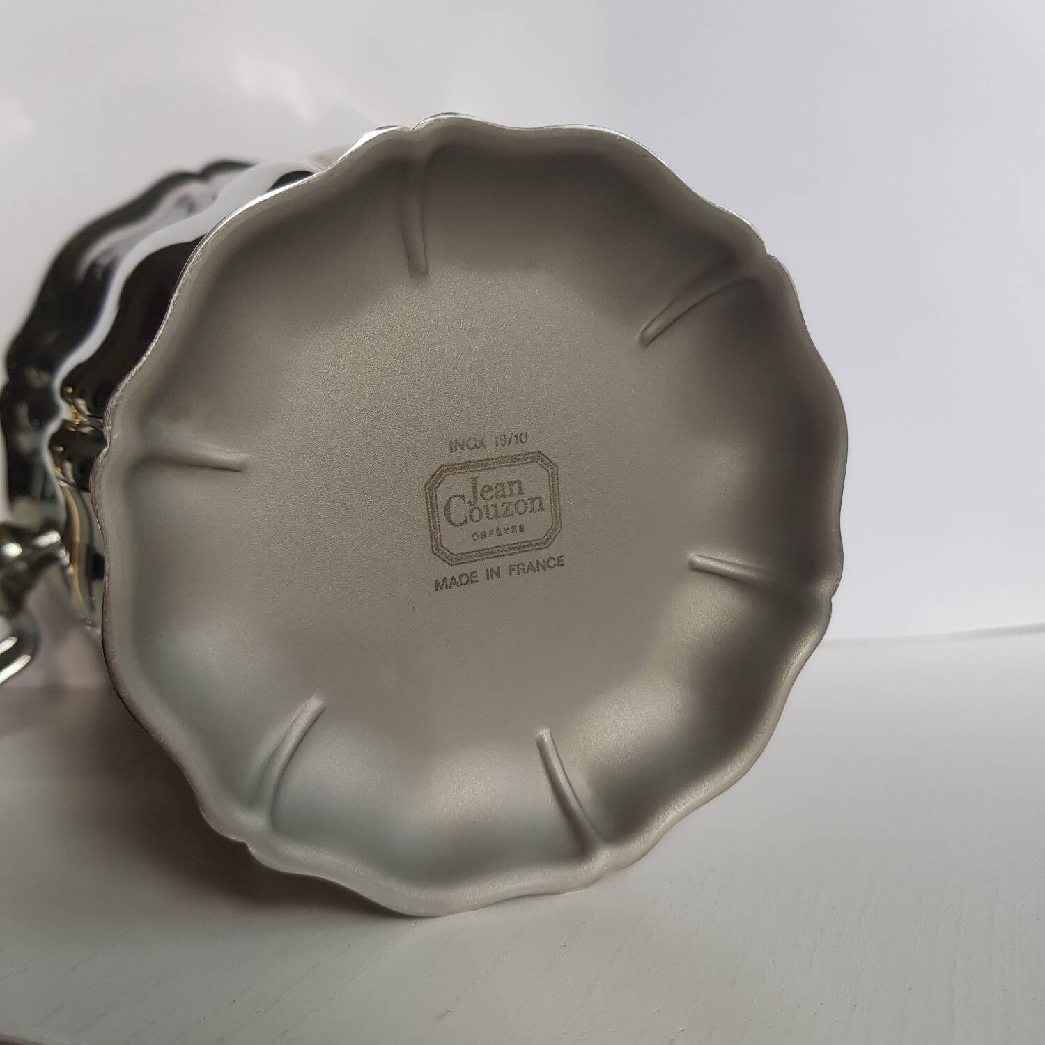 Seau à glace Jean Couzon en inox 18/10 fabriqué en France