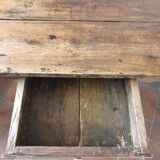 Table merisier foot spindle