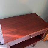 Vintage wooden bedside table