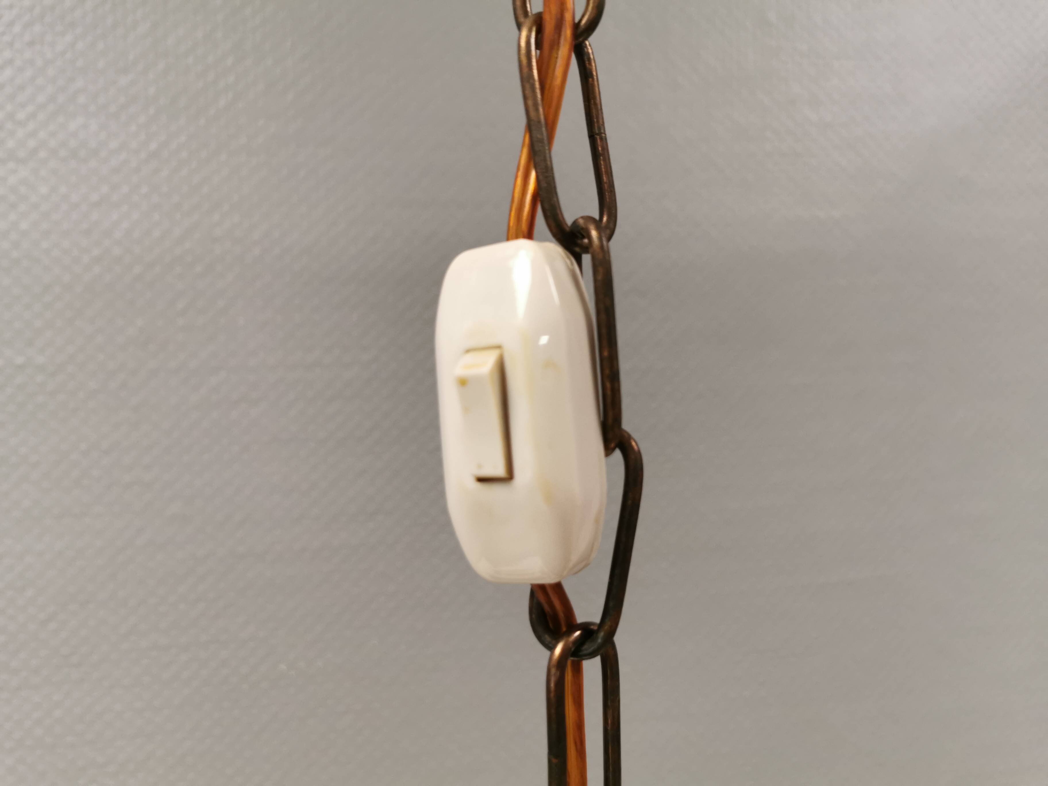 Ceramic hanging lamp, Danish from the 1970s.