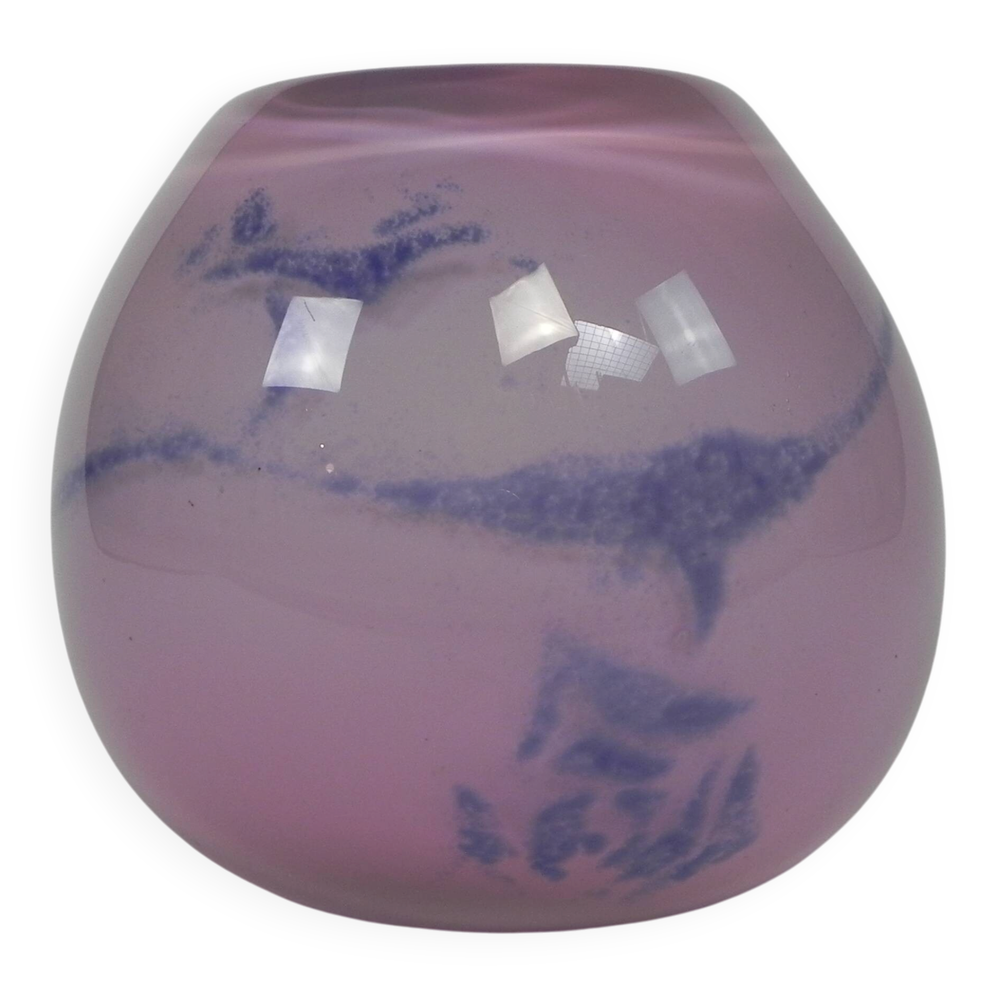 Thick-walled vintage vase, likely Severin Brorby, 1970s