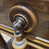 Console d’époque Napoléon III en noyer et placage